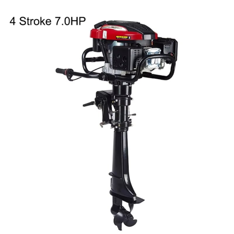 4 السكتة الدماغية 4HP 6HP 7HP  - مراجعة Fishing Boat Outboard Motor وسعره